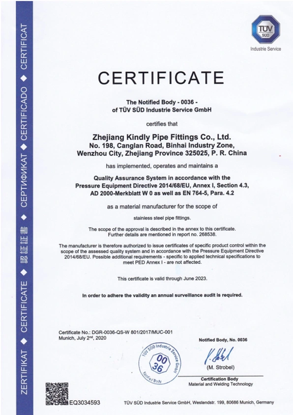 kidy pipe quality assurance
